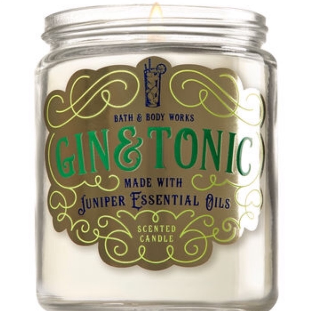 Bath & Body Works Gin & Tonic Candle with Juniper